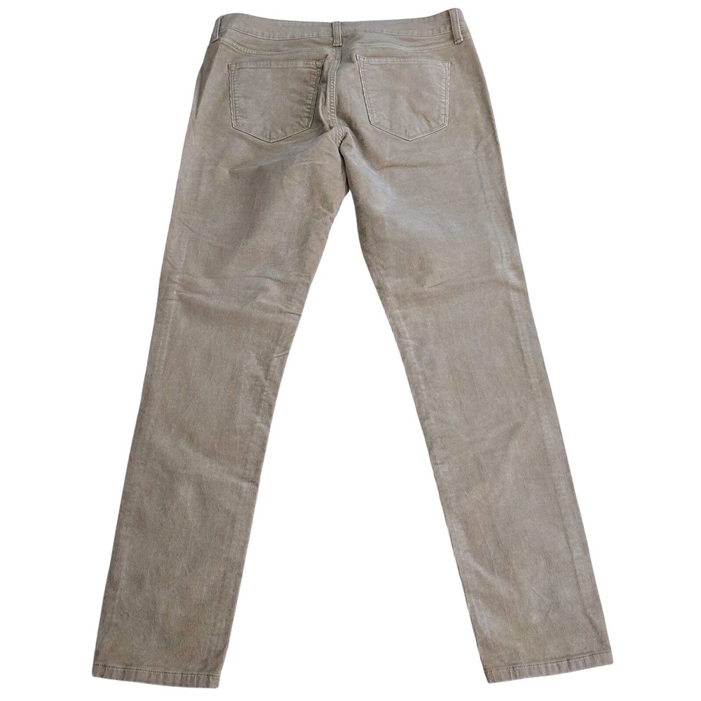 SONOMA Women Size 12 LONG Skinny‎ Stretch Corduroy Pants Tan - Picture 7 of 9
